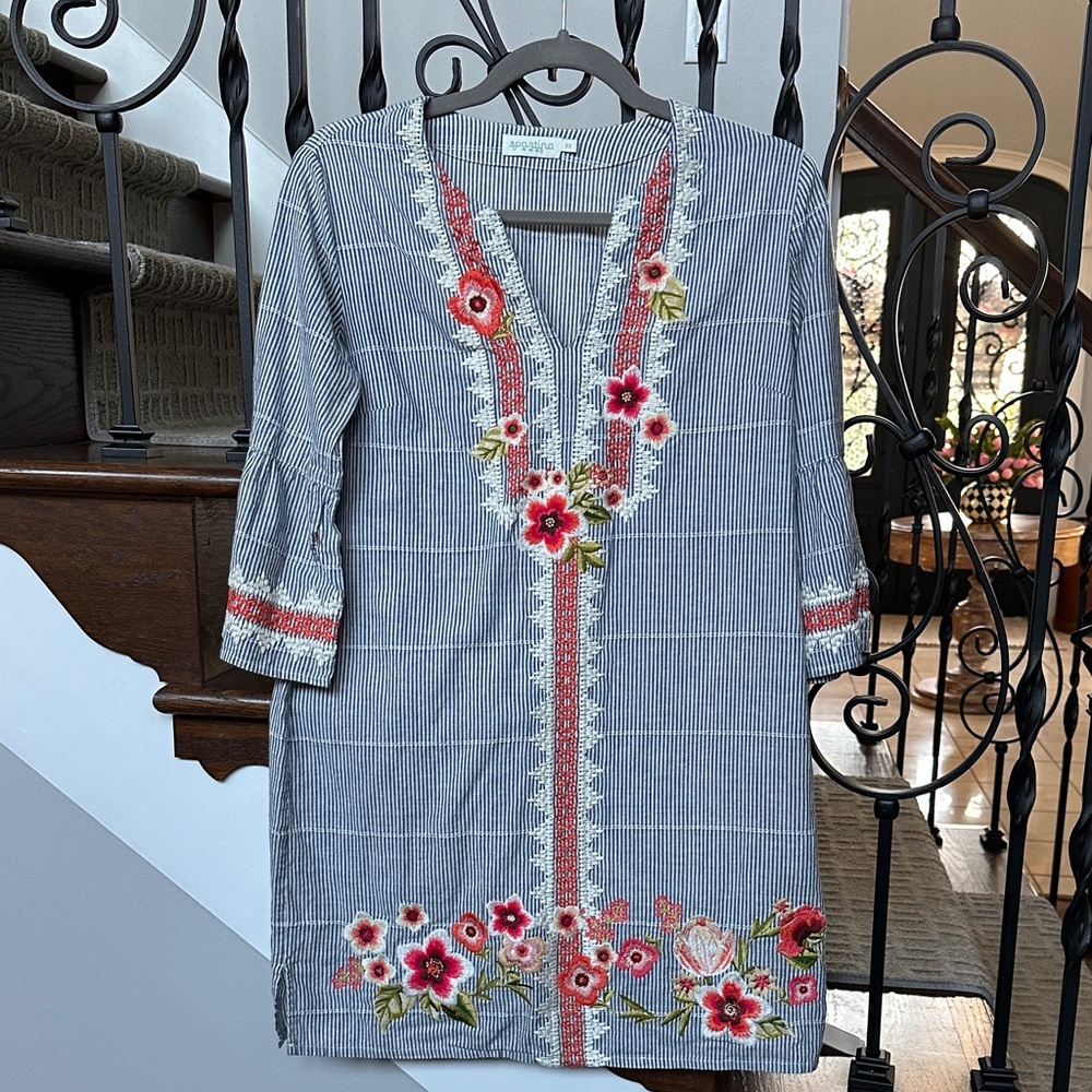 Spartina 449 Navy and White Striped Top